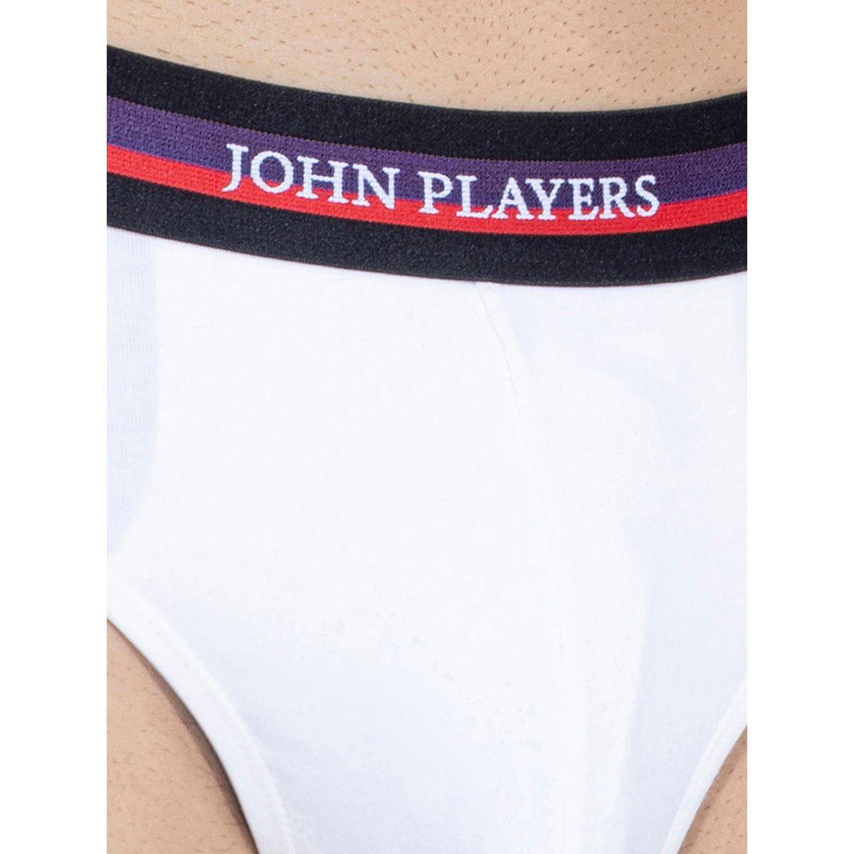 John Player Pack of 2 - Solid Briefs with Elastic Waistband-men-clothing-innerwear-underwear-image-6