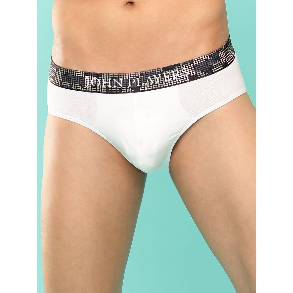 John Player Pack of 2 - Solid Briefs with Sublimation Waistband-men-clothing-innerwear-underwear-image-5