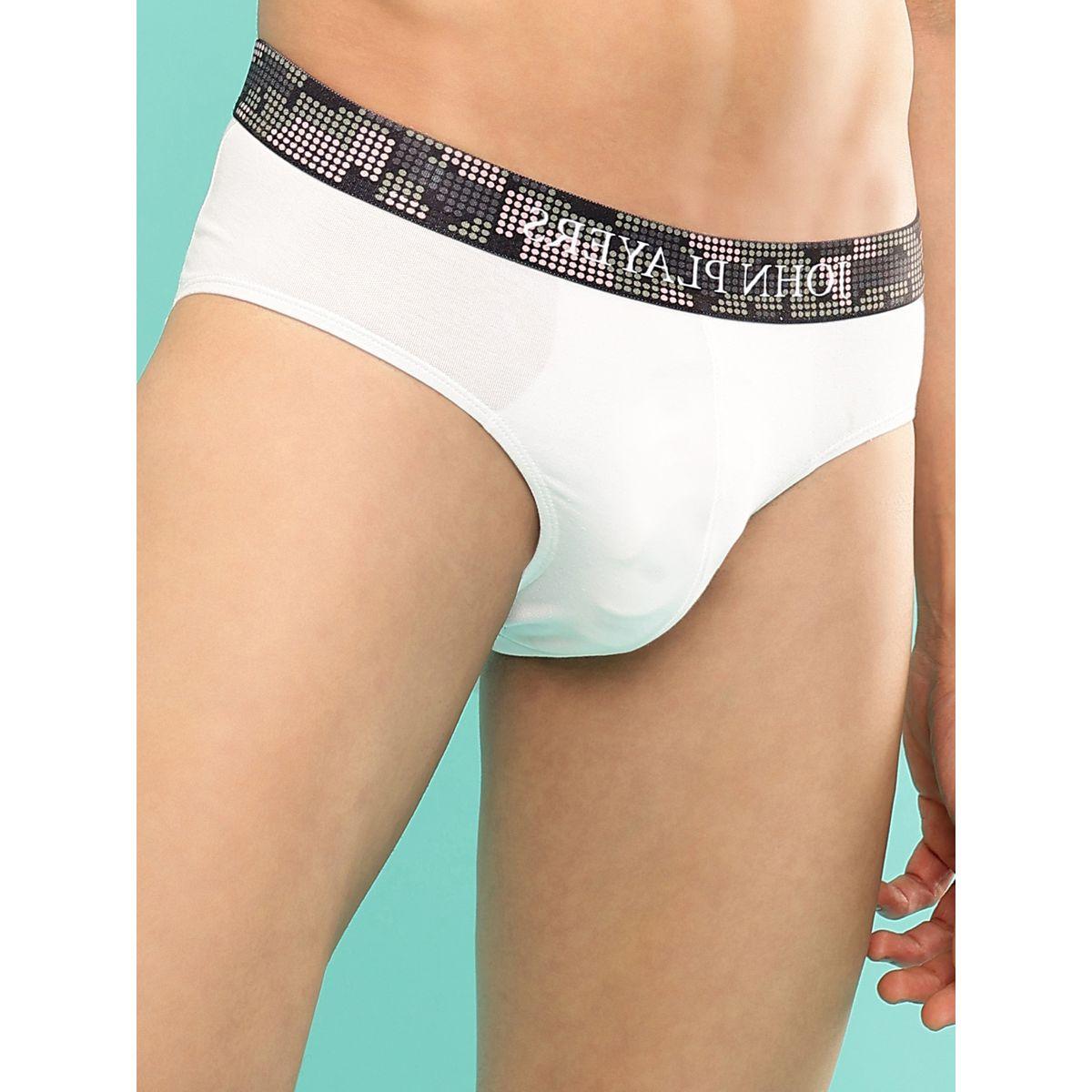 John Player Pack of 2 - Solid Briefs with Sublimation Waistband-men-clothing-innerwear-underwear-image-6