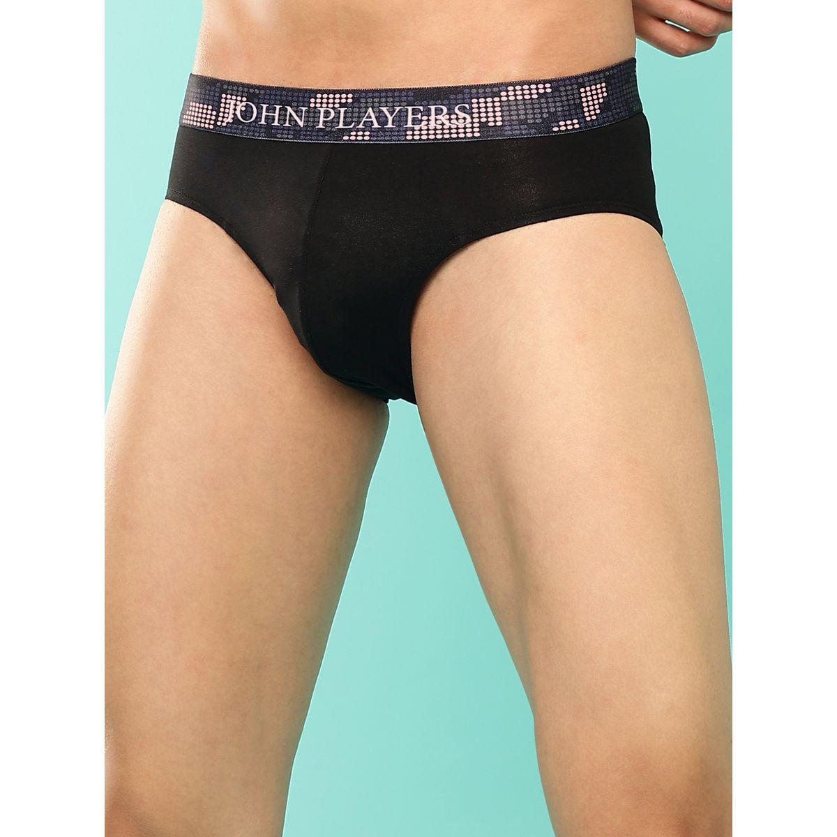 John Player Pack of 2 - Solid Briefs with Sublimation Waistband-men-clothing-innerwear-underwear-image-11