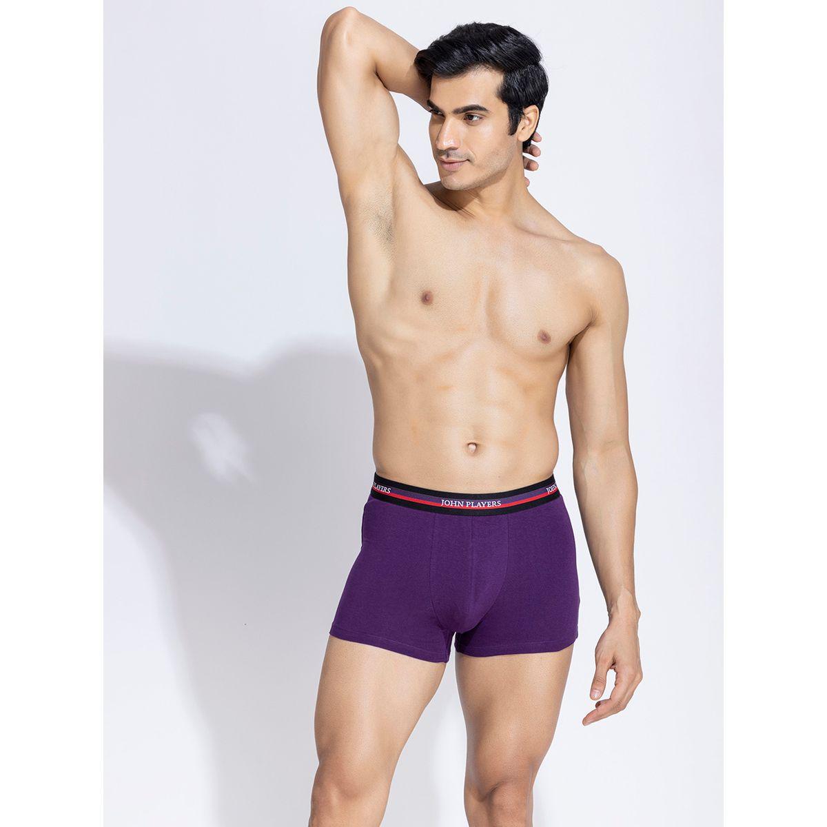 مجموعة من 2 - سروال داخلي سادة بخصر مطاطي-men-clothing-innerwear-underwear-image-1