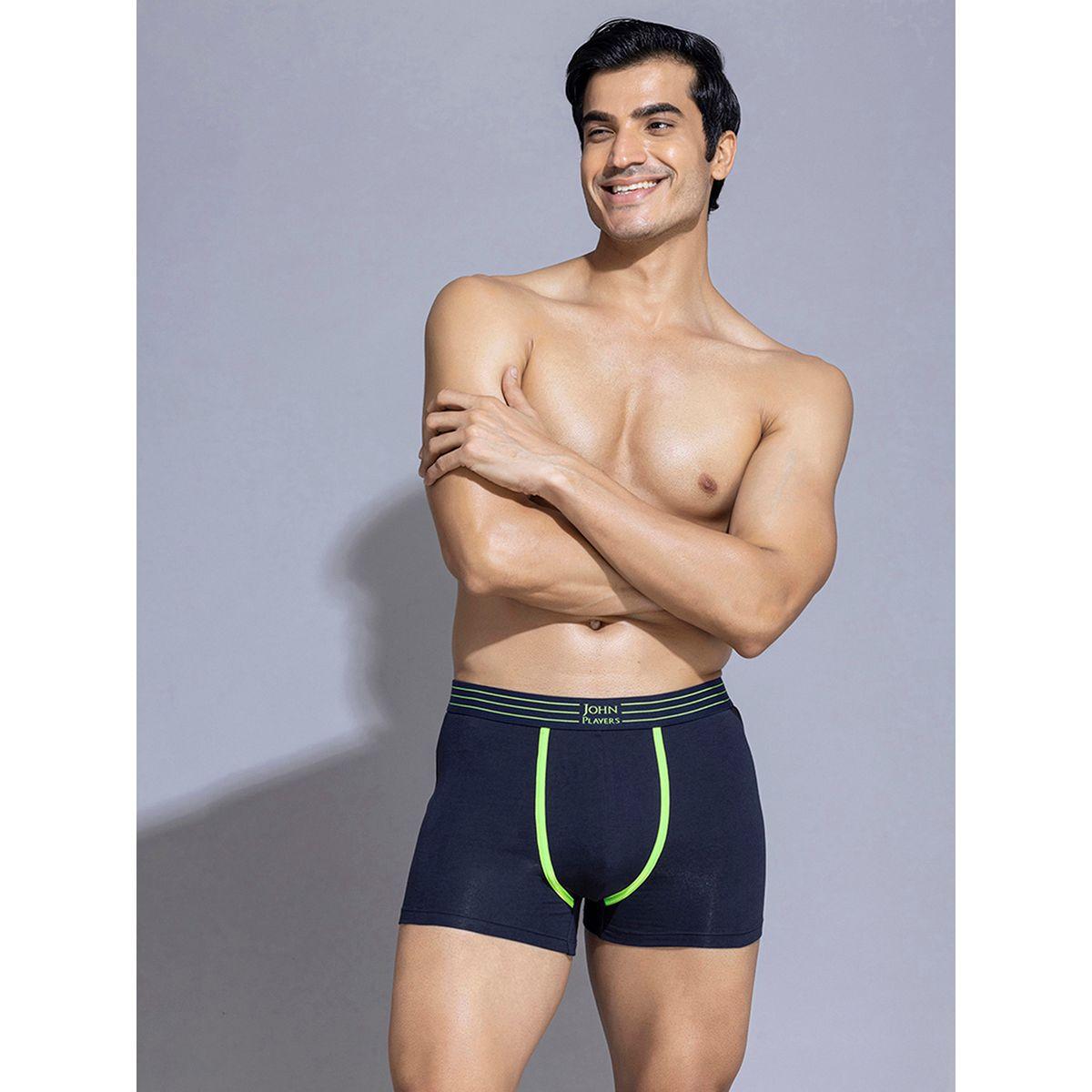 مجموعة من 2 - سروال داخلي سادة بخصر مطاطي-men-clothing-innerwear-underwear-image-1