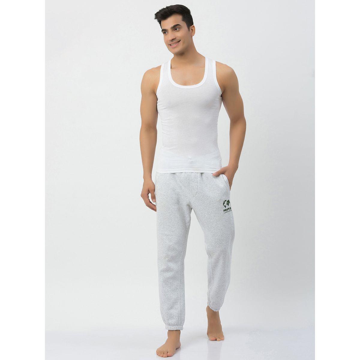 John Player Pack of 2 - Solid Scoop Neck Cotton Vest-men-clothing-tshirtsandpolos-tshirts-image-1