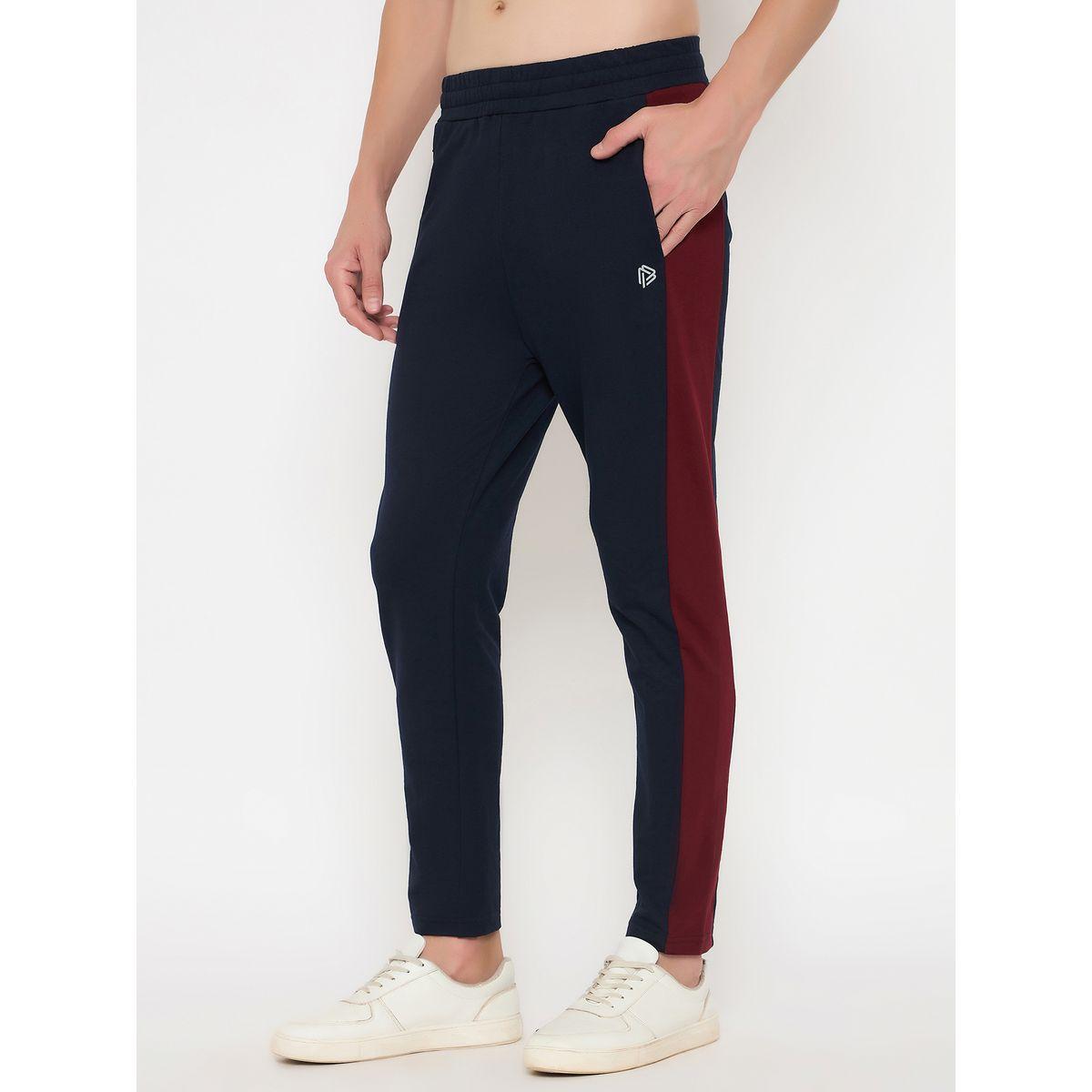 بنطال بيجاما بنمط كُتل الألوان وخصر مطاطي-men-clothing-sportswearandactivewear-bottoms-image-3