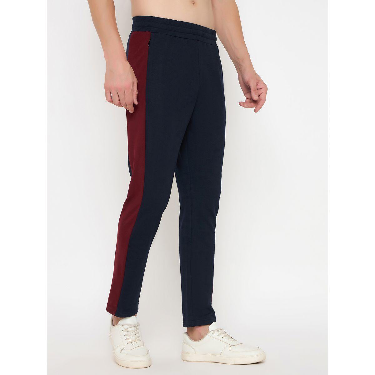 بنطال بيجاما بنمط كُتل الألوان وخصر مطاطي-men-clothing-sportswearandactivewear-bottoms-image-4