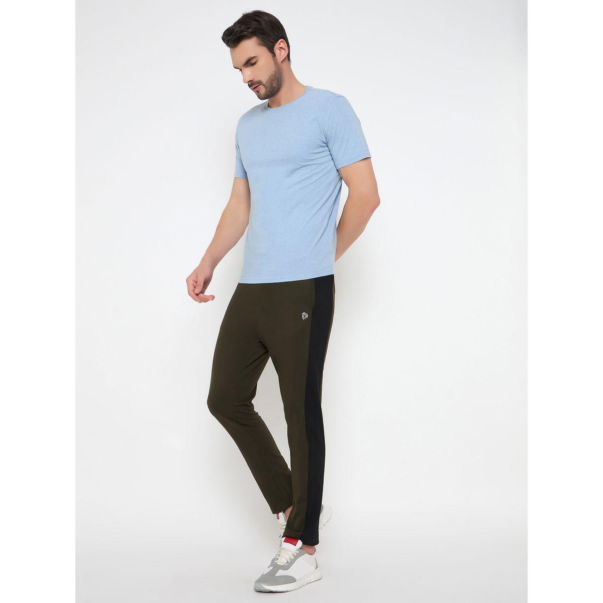 بنطال بيجاما بنمط كُتل الألوان وخصر مطاطي-men-clothing-sportswearandactivewear-bottoms-image-1