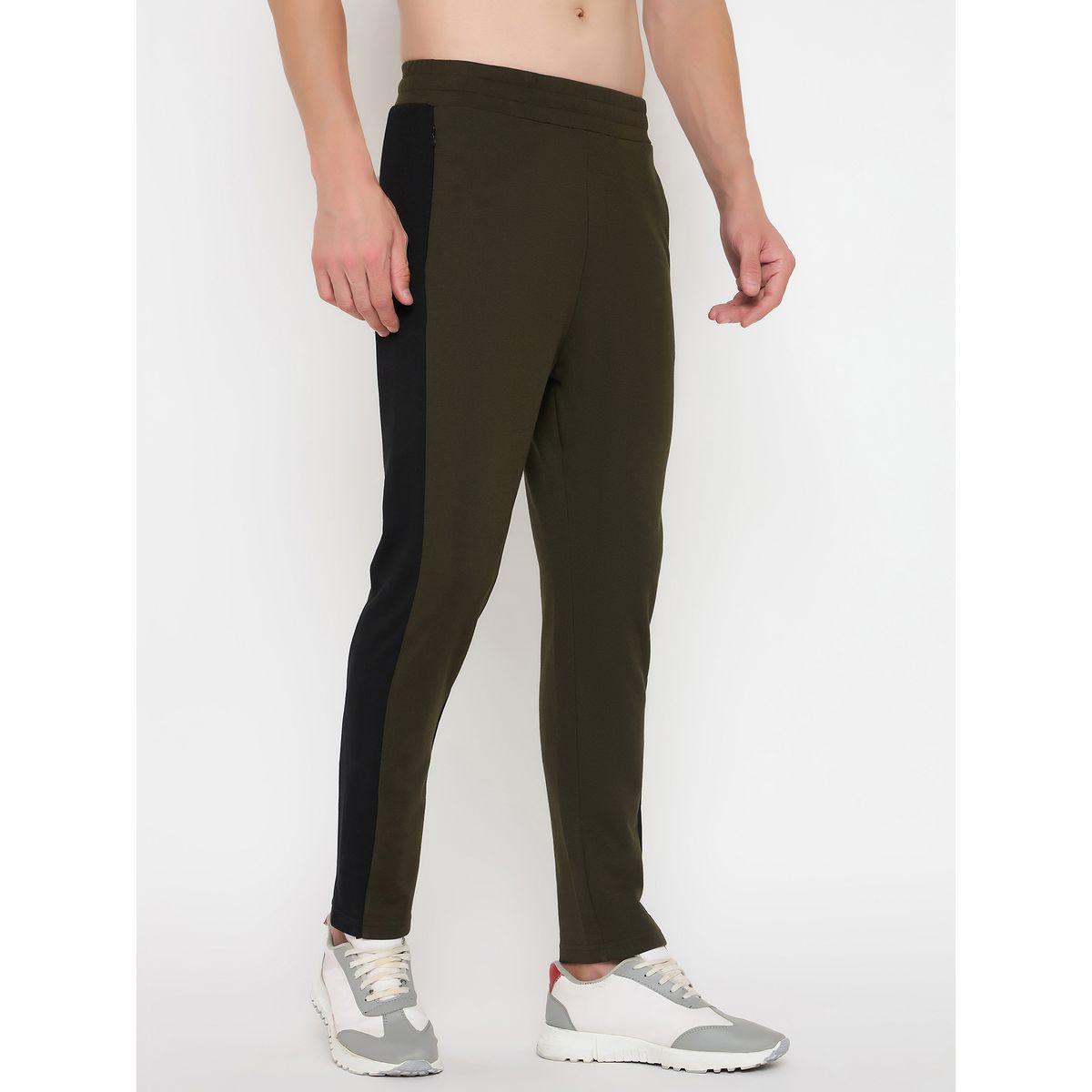 بنطال بيجاما بنمط كُتل الألوان وخصر مطاطي-men-clothing-sportswearandactivewear-bottoms-image-4