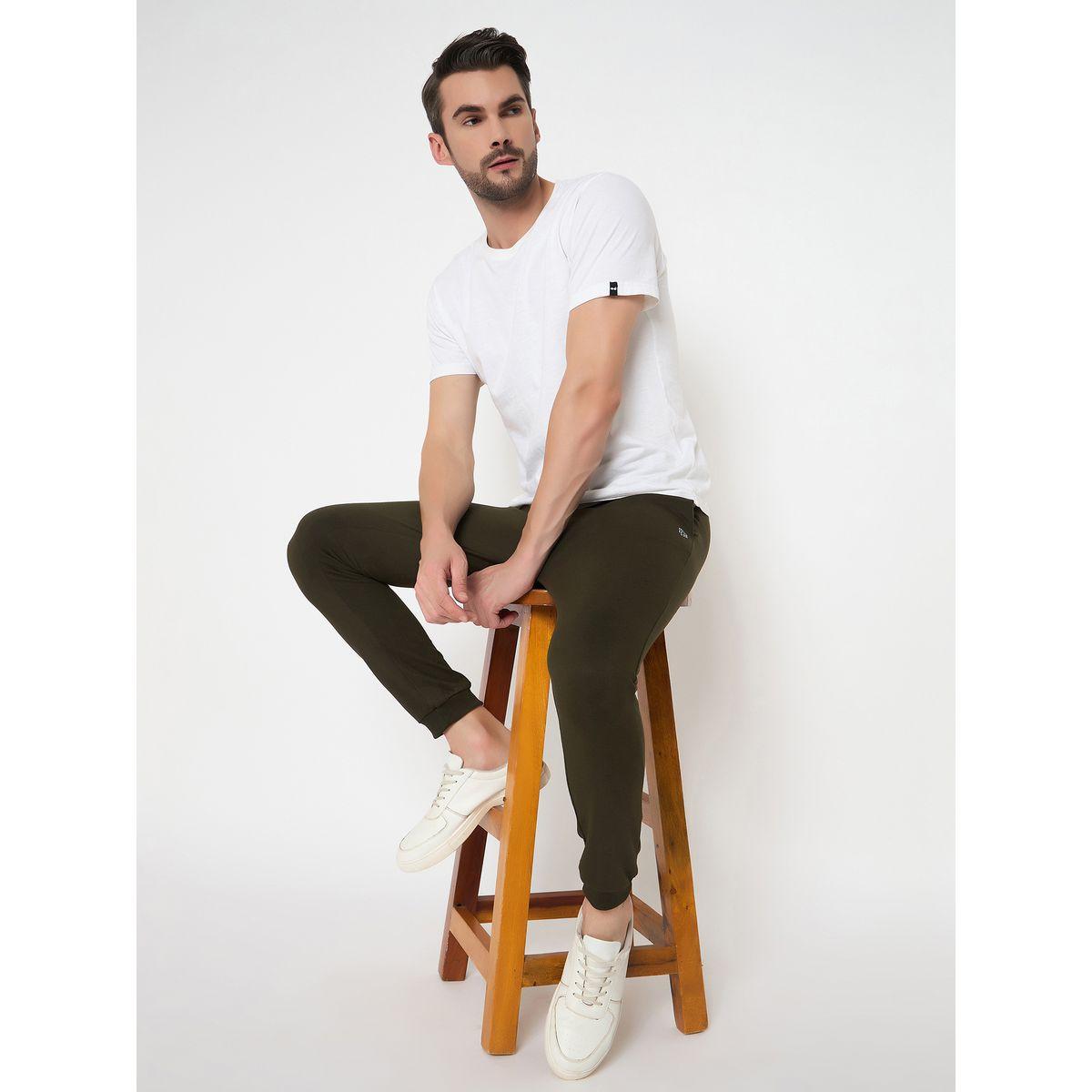 جوغر سادة بخصر مطاطي-men-clothing-sportswearandactivewear-bottoms-image-1