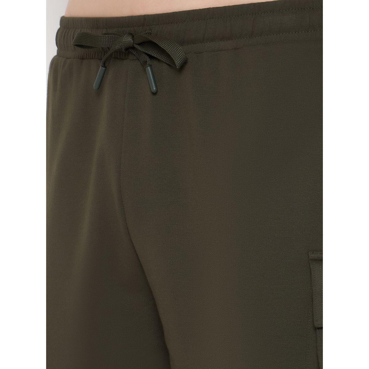 John Player Solid Drawstring Waist Lounge Shorts with Pockets-men-clothing-sportswearandactivewear-bottoms-image-6