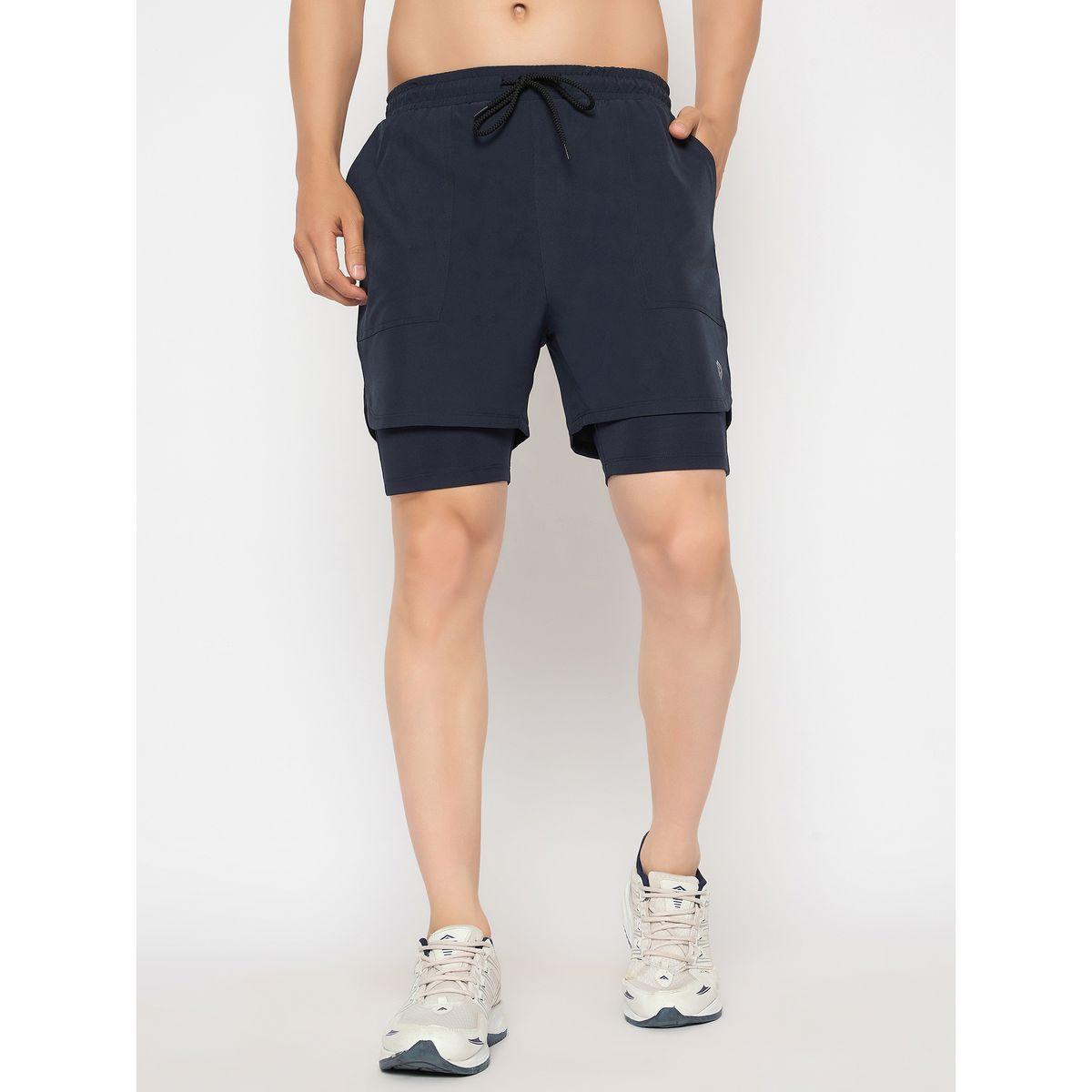 شورت سادة بخصر مطاطي-men-clothing-sportswearandactivewear-bottoms-image-2
