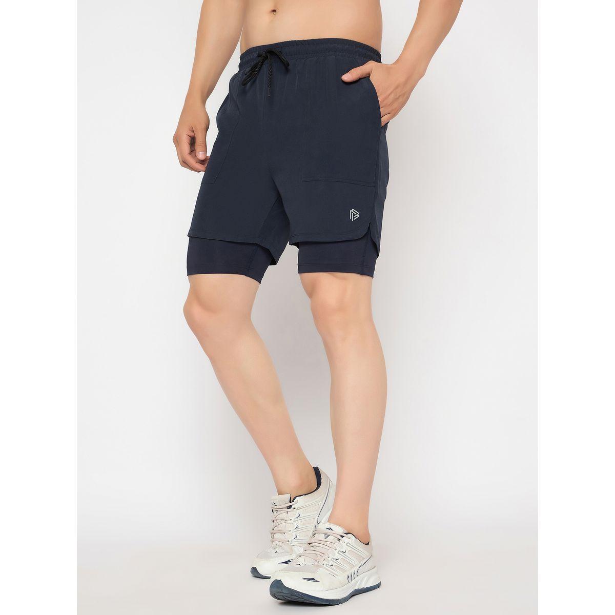John Player Plain Elasticated Waistband Shorts-men-clothing-sportswearandactivewear-bottoms-image-3