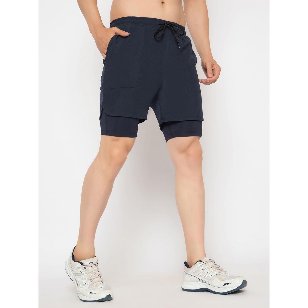 John Player Plain Elasticated Waistband Shorts-men-clothing-sportswearandactivewear-bottoms-image-4
