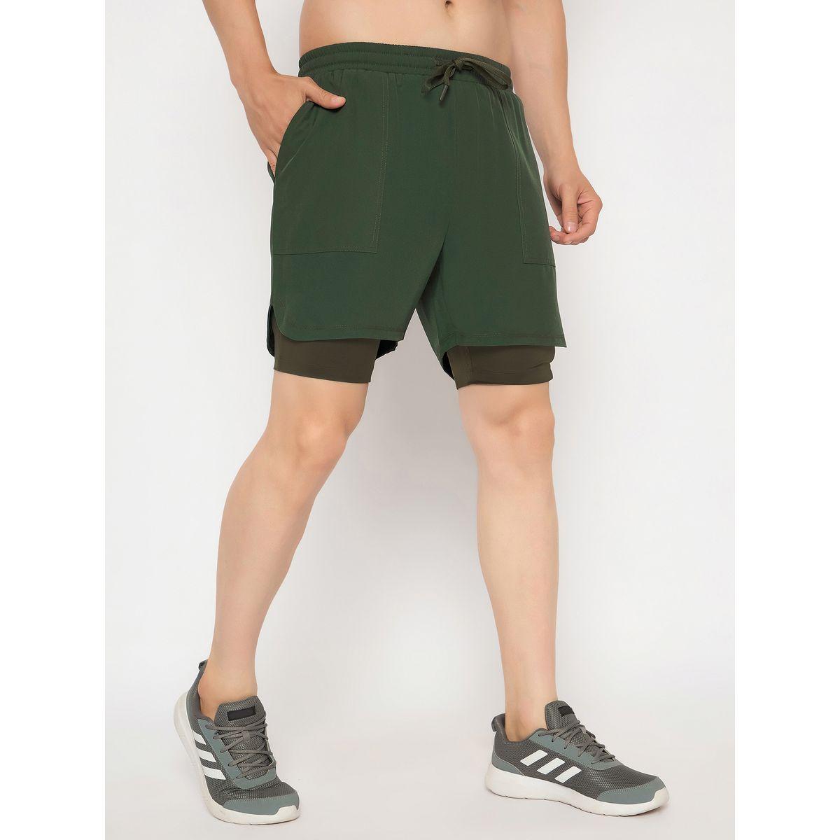 John Player Plain Elasticated Waistband Shorts-men-clothing-sportswearandactivewear-bottoms-image-4