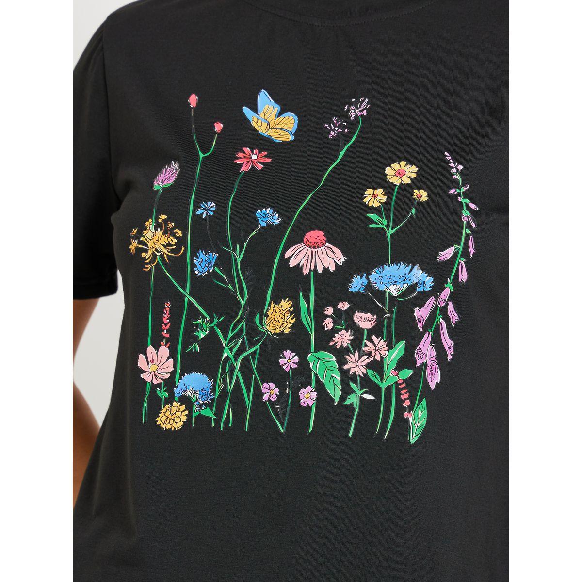 Styli Floral Printed Short Sleeve T-Shirt and Joggers Co-Ords-women-clothing-coordsets-image-4