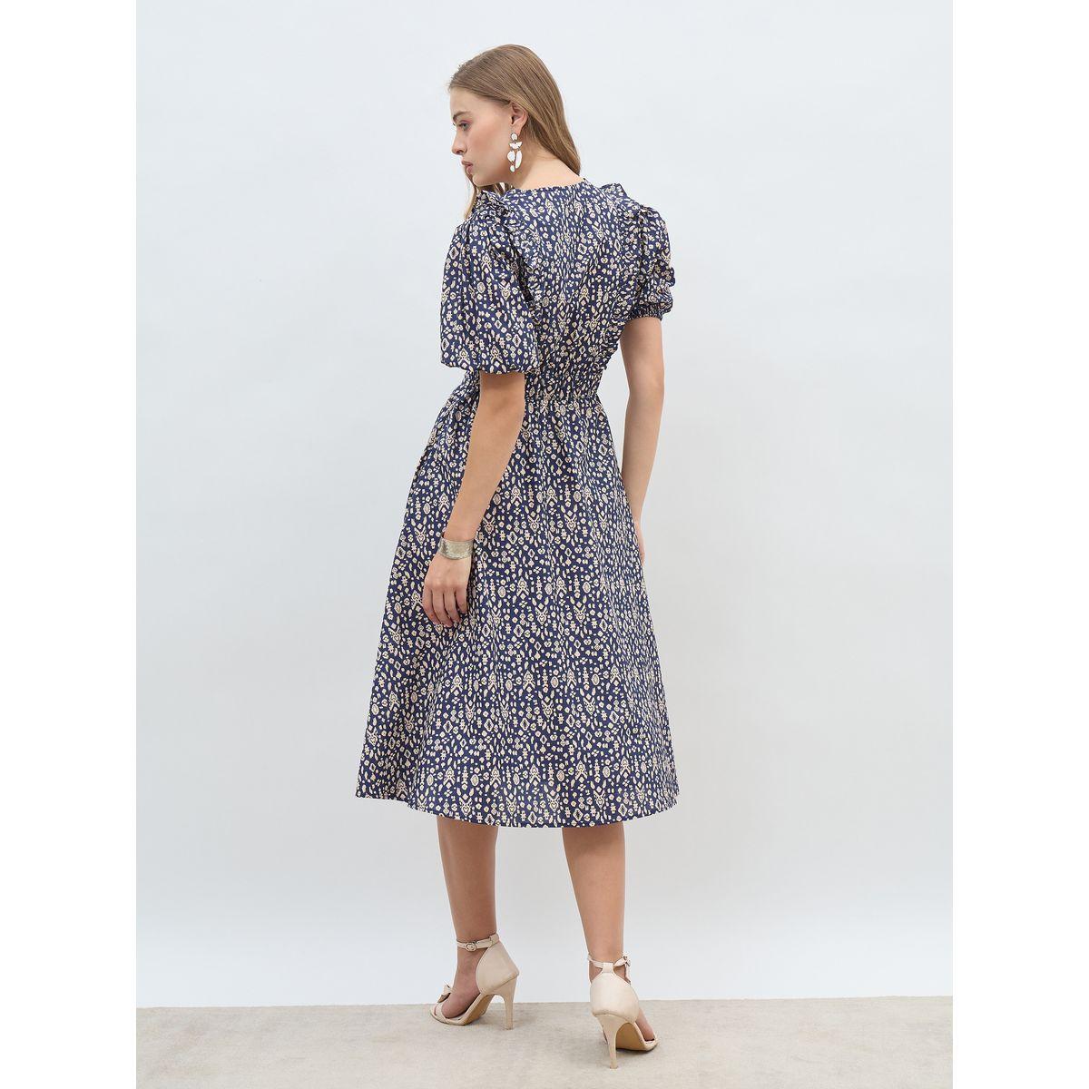 فستان ميدي مطبع بالكامل مع كشكش-women-clothing-dresses-image-5