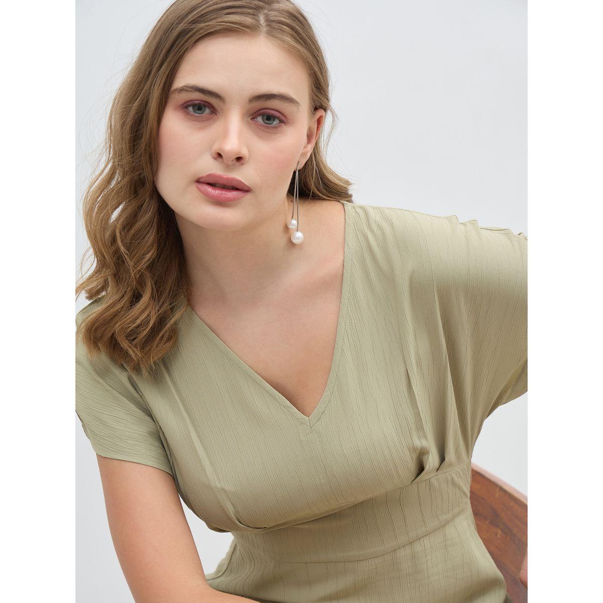 فستان طويل بحافة واسعة وأكمام مُمتدة-women-clothing-dresses-image-4