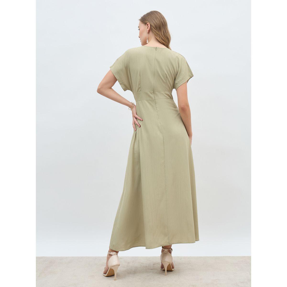 Styli Crinkled Extended Sleeves A-Line Maxi Dress-women-clothing-dresses-image-5