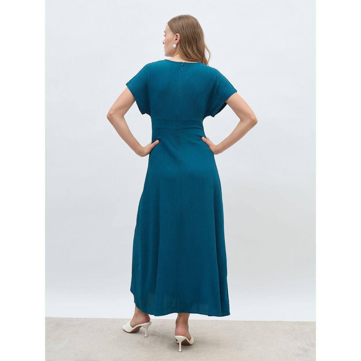 Styli Crinkled Extended Sleeves A-Line Maxi Dress-women-clothing-dresses-image-5