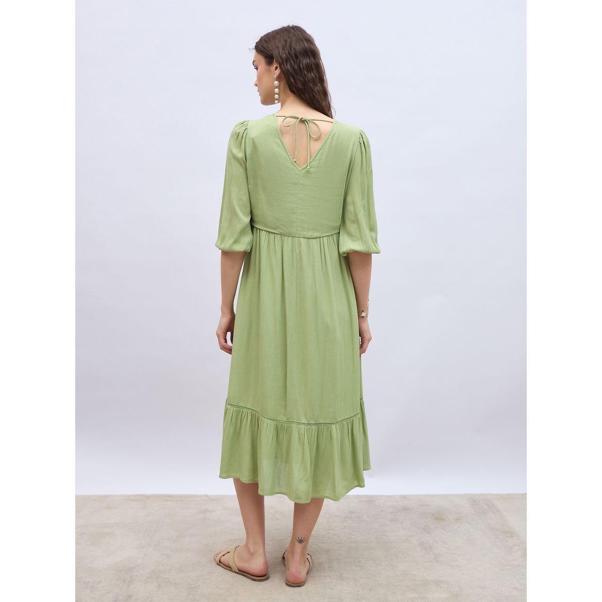 Styli Embroidered V Neck A-Line Midi Dress-women-clothing-dresses-image-5