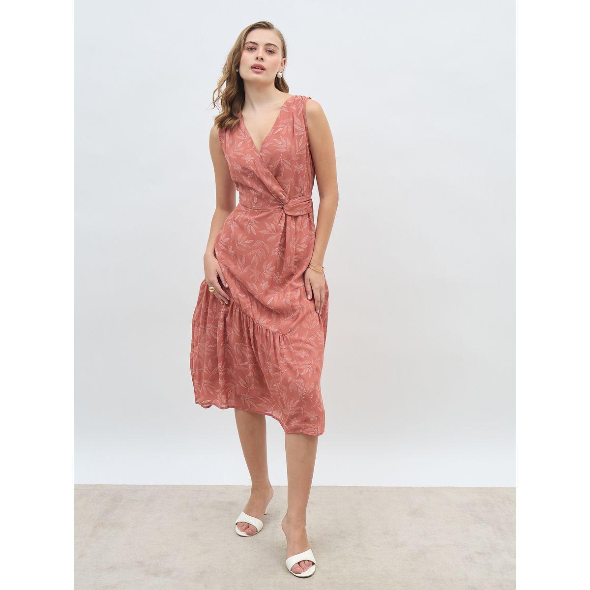فستان ميدي مطبع بالكامل بنمط لف-women-clothing-dresses-image-2