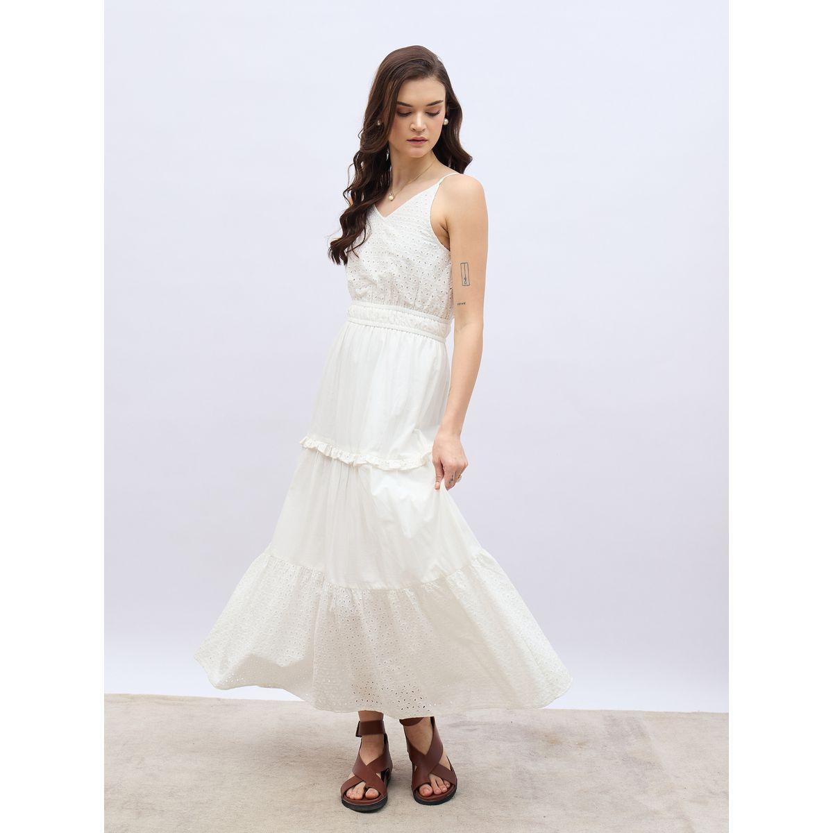 Styli Schiffli Strappy Tiered Maxi Dress with Ruffle Trim-women-clothing-dresses-image-2