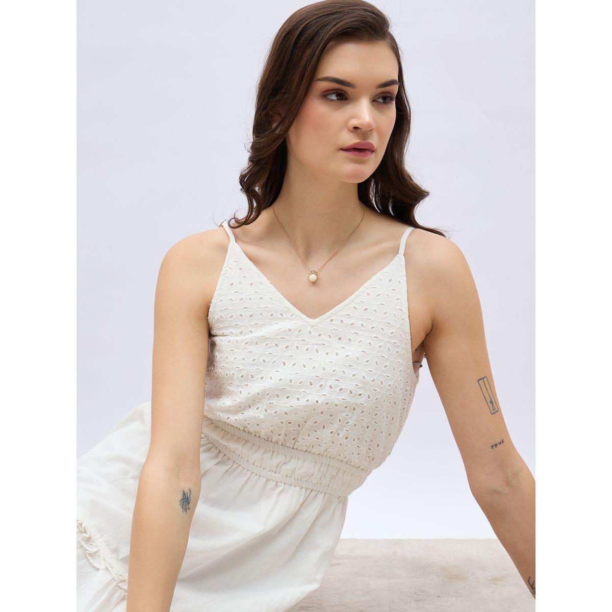 فستان طويل بتفاصيل شيفلي وكشكش مع كسرات-women-clothing-dresses-image-4