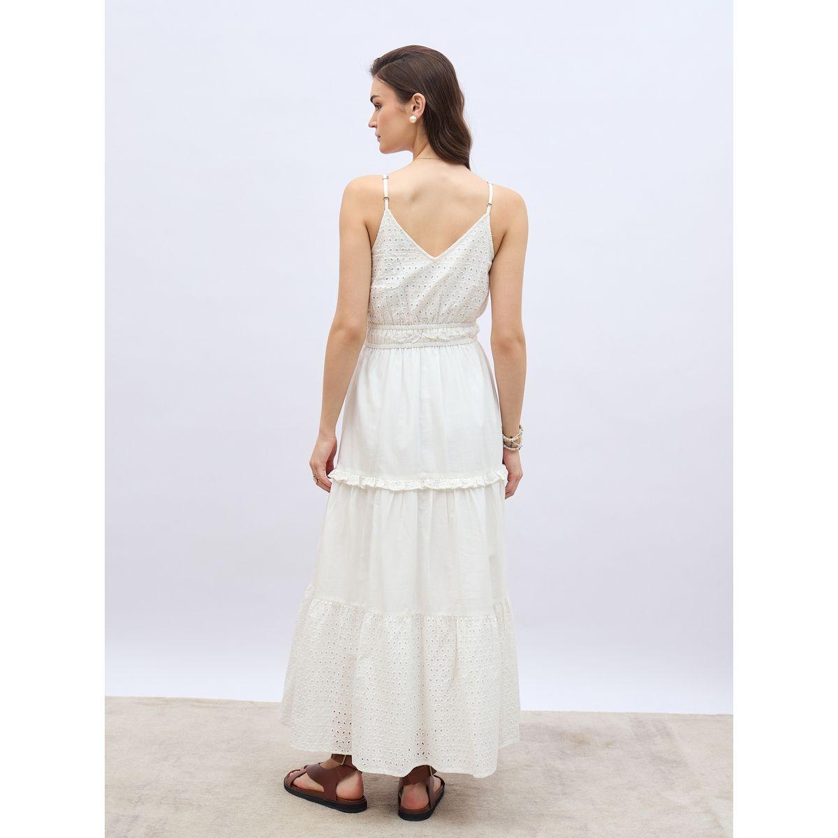 Styli Schiffli Strappy Tiered Maxi Dress with Ruffle Trim-women-clothing-dresses-image-5