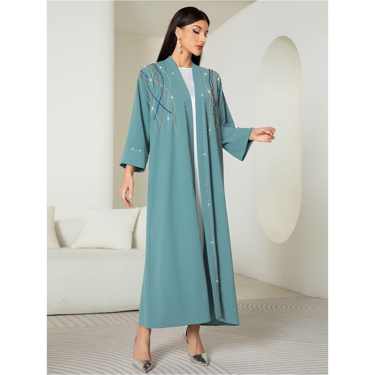 كيمونو طويل منمق بأكمام طويلة-women-arabicclothing-abayas-image-2