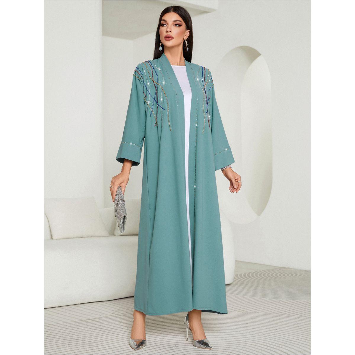 كيمونو طويل منمق بأكمام طويلة-women-arabicclothing-abayas-image-4