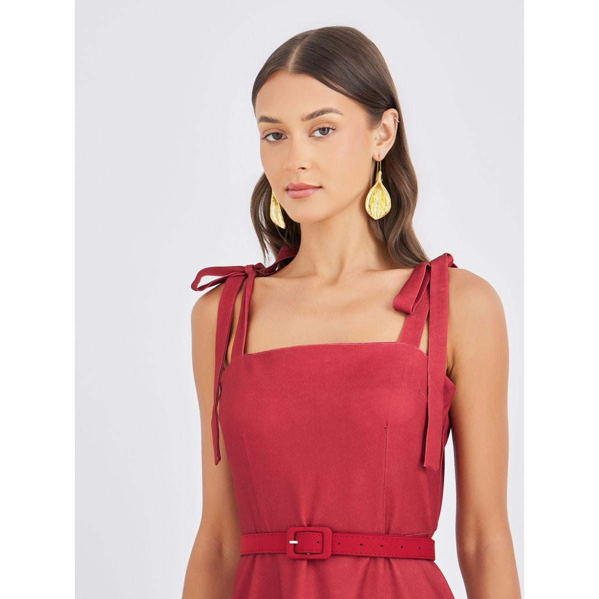 فستان ميدي مطبع بزهور مع حمالات وحزام-women-clothing-dresses-image-4