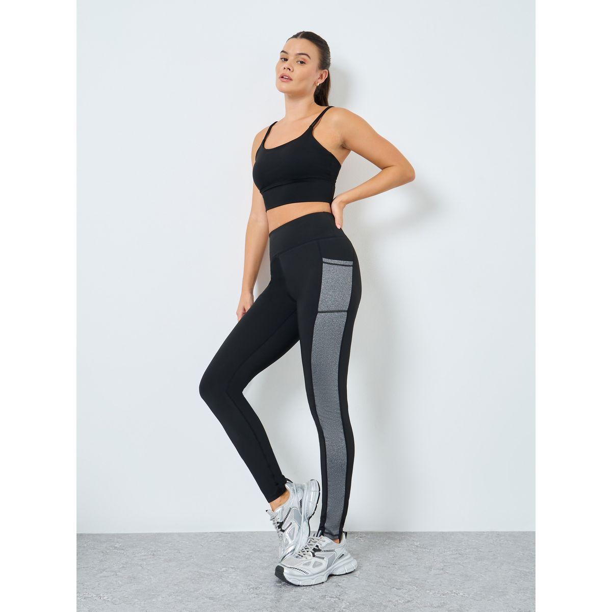 ستايلي - بنطال ضيق كامل الطول بتفاصيل جيوب ملونة-women-clothing-sportswearandactivewear-bottoms-leggings-image-1