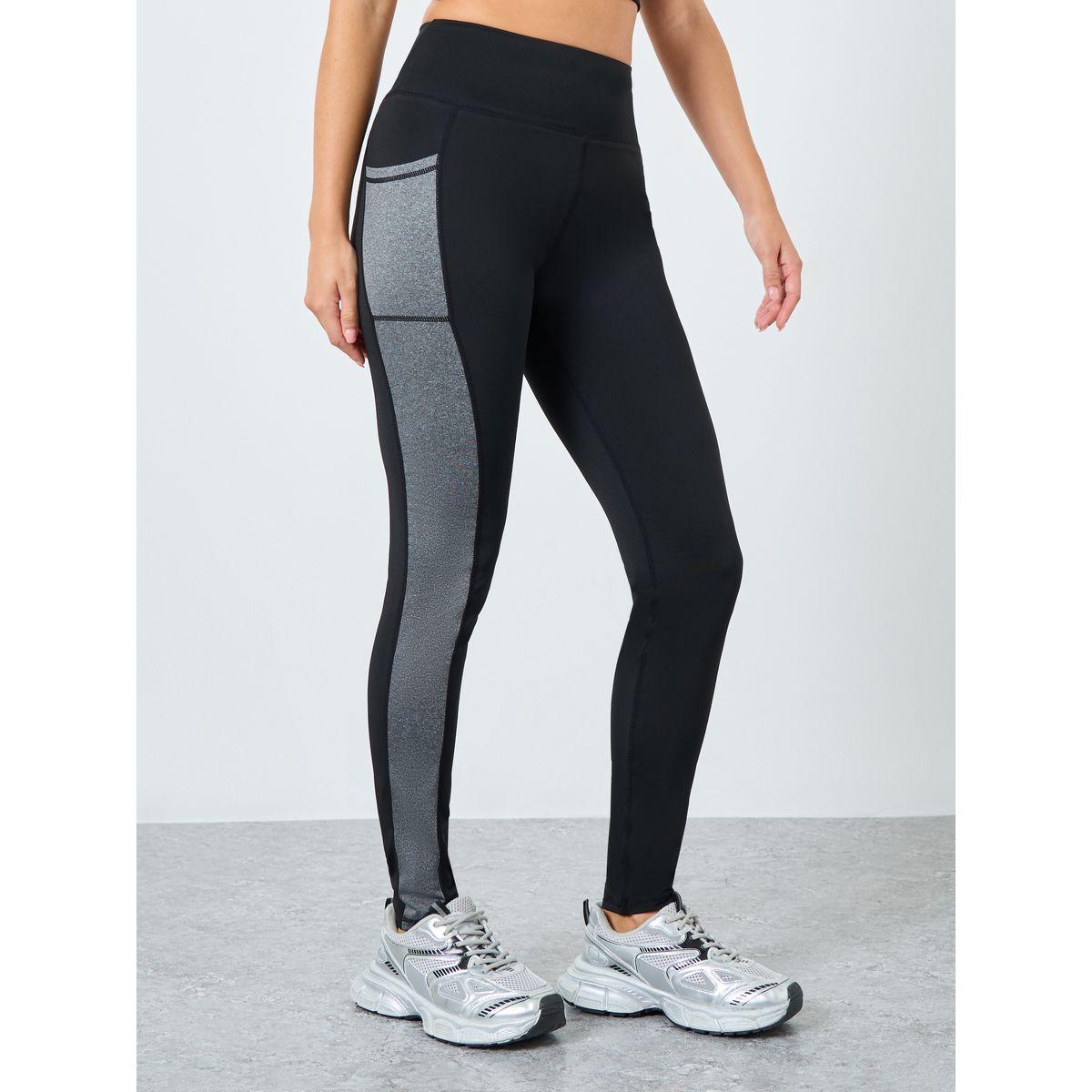 ستايلي - بنطال ضيق كامل الطول بتفاصيل جيوب ملونة-women-clothing-sportswearandactivewear-bottoms-leggings-image-2