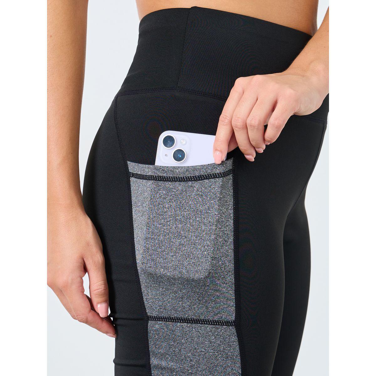 ستايلي - بنطال ضيق كامل الطول بتفاصيل جيوب ملونة-women-clothing-sportswearandactivewear-bottoms-leggings-image-3