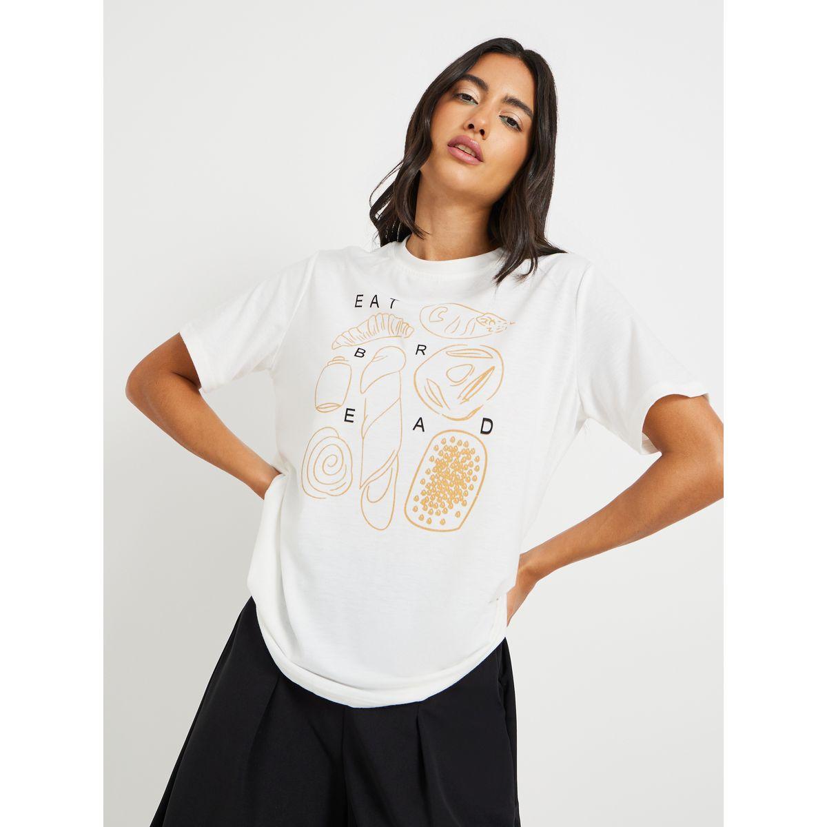 Styli Graphic Print Regular Fit T-Shirt-women-clothing-tshirts-image-3