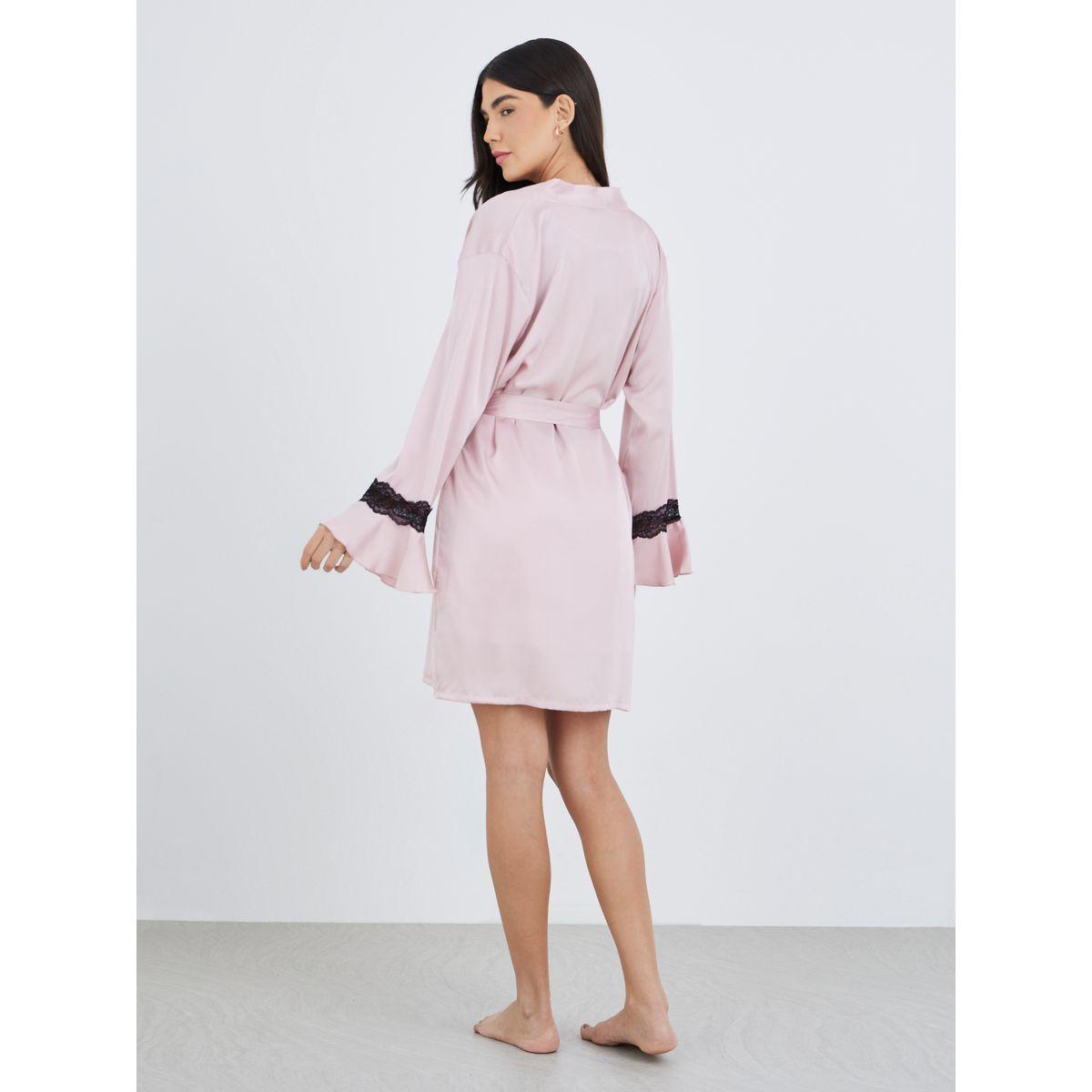 طقم من قميص نوم ساتان مع روب-women-clothing-nightwear-robes-image-5
