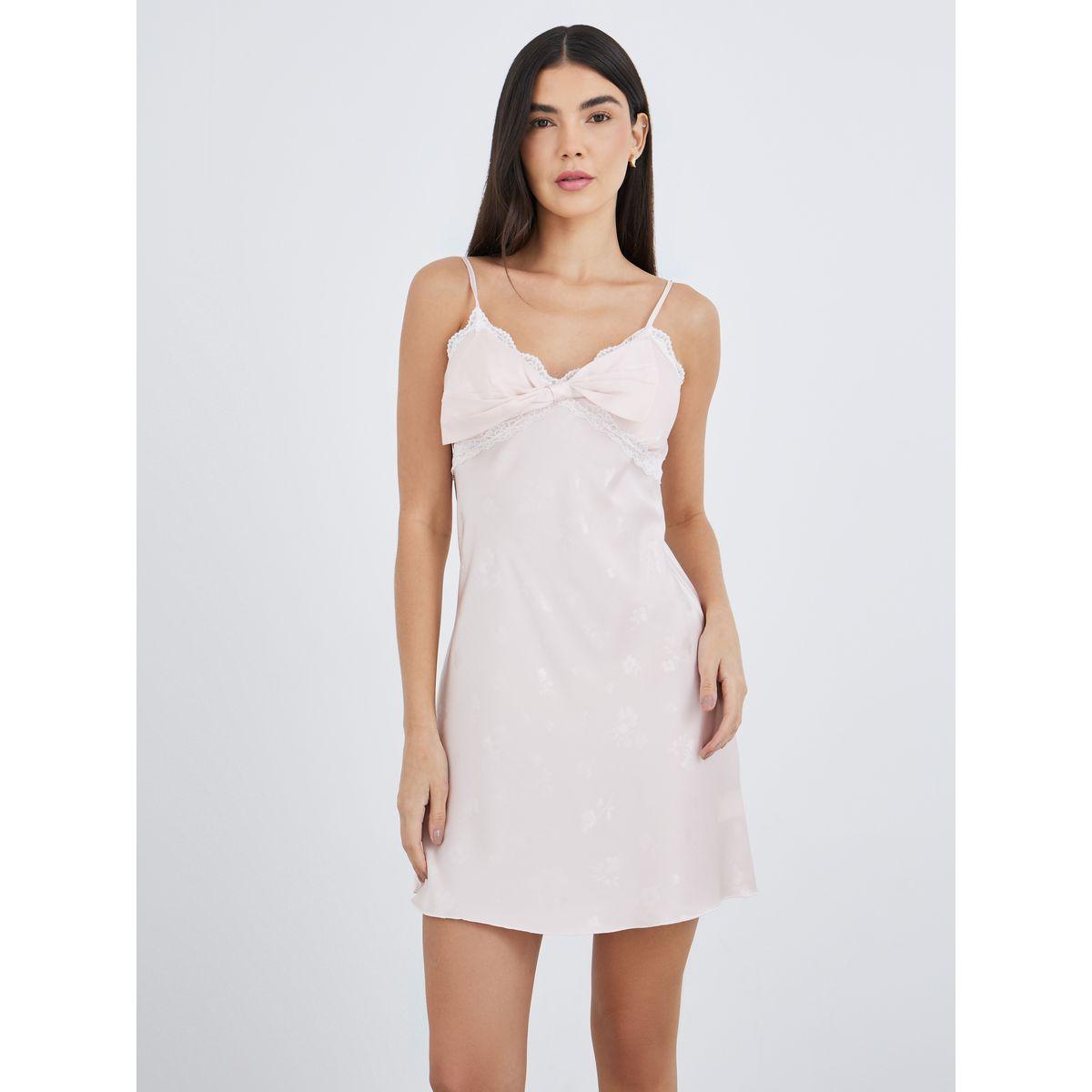 طقم من قميص نوم ساتان مع روب-women-clothing-nightwear-robes-image-3