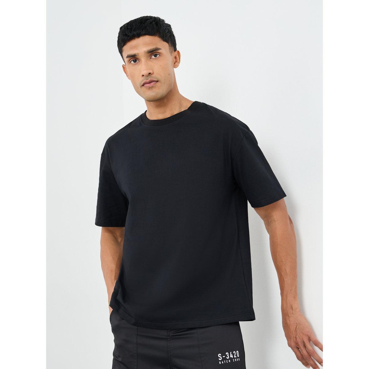 Styli Men Oversized Japanese Graphic Back Print T-Shirt-men-clothing-tshirtsandpolos-tshirts-image-3