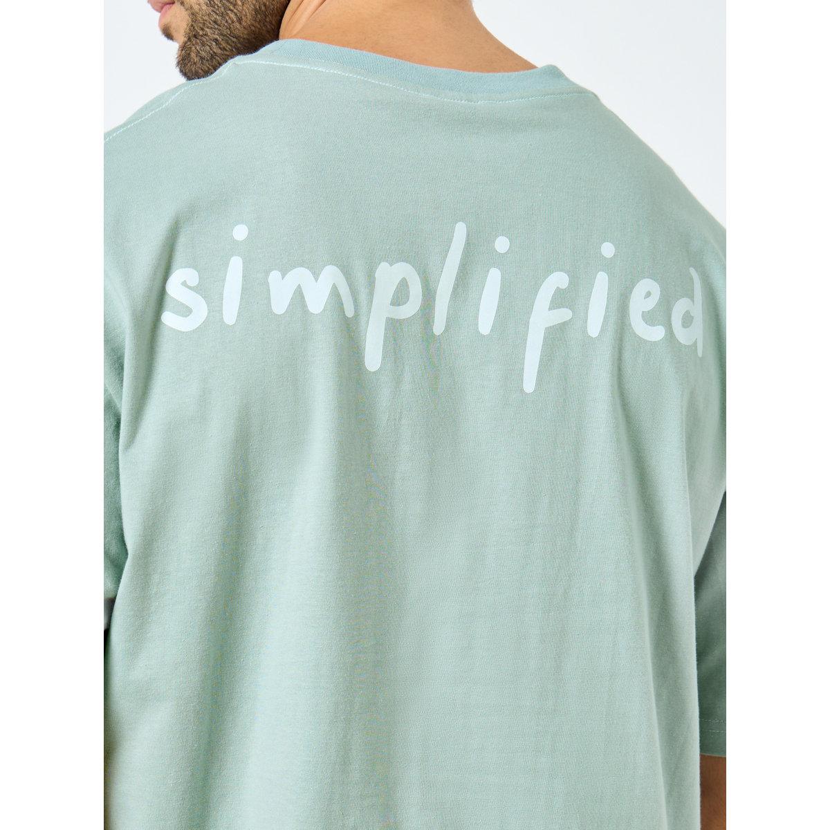 Styli Men Oversized Minimal Typographic Back Graphic T-Shirt-men-clothing-tshirtsandpolos-tshirts-image-5