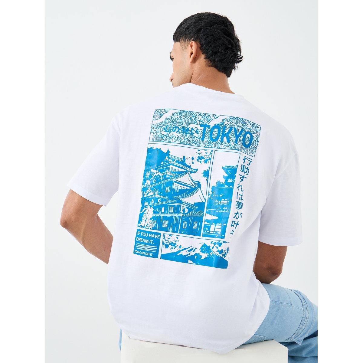 Styli Men Oversized Japanese Graphic Back Printed T-Shirt-men-clothing-tshirtsandpolos-tshirts-image-1