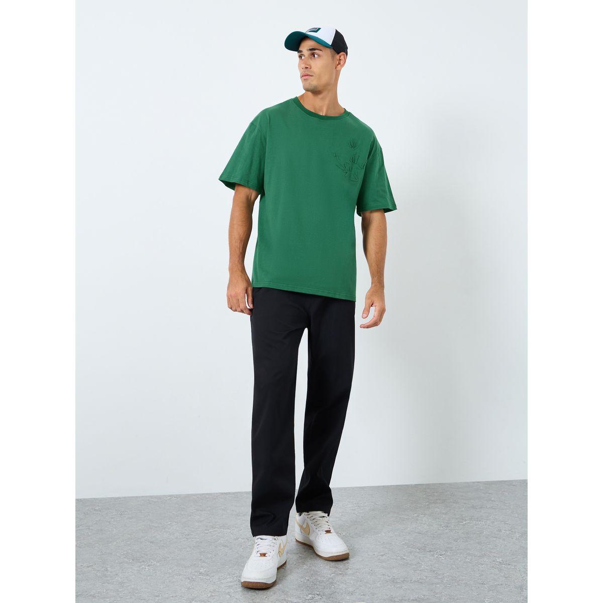 Styli Men Oversized Emboss Print T-Shirt-men-clothing-tshirtsandpolos-tshirts-image-2