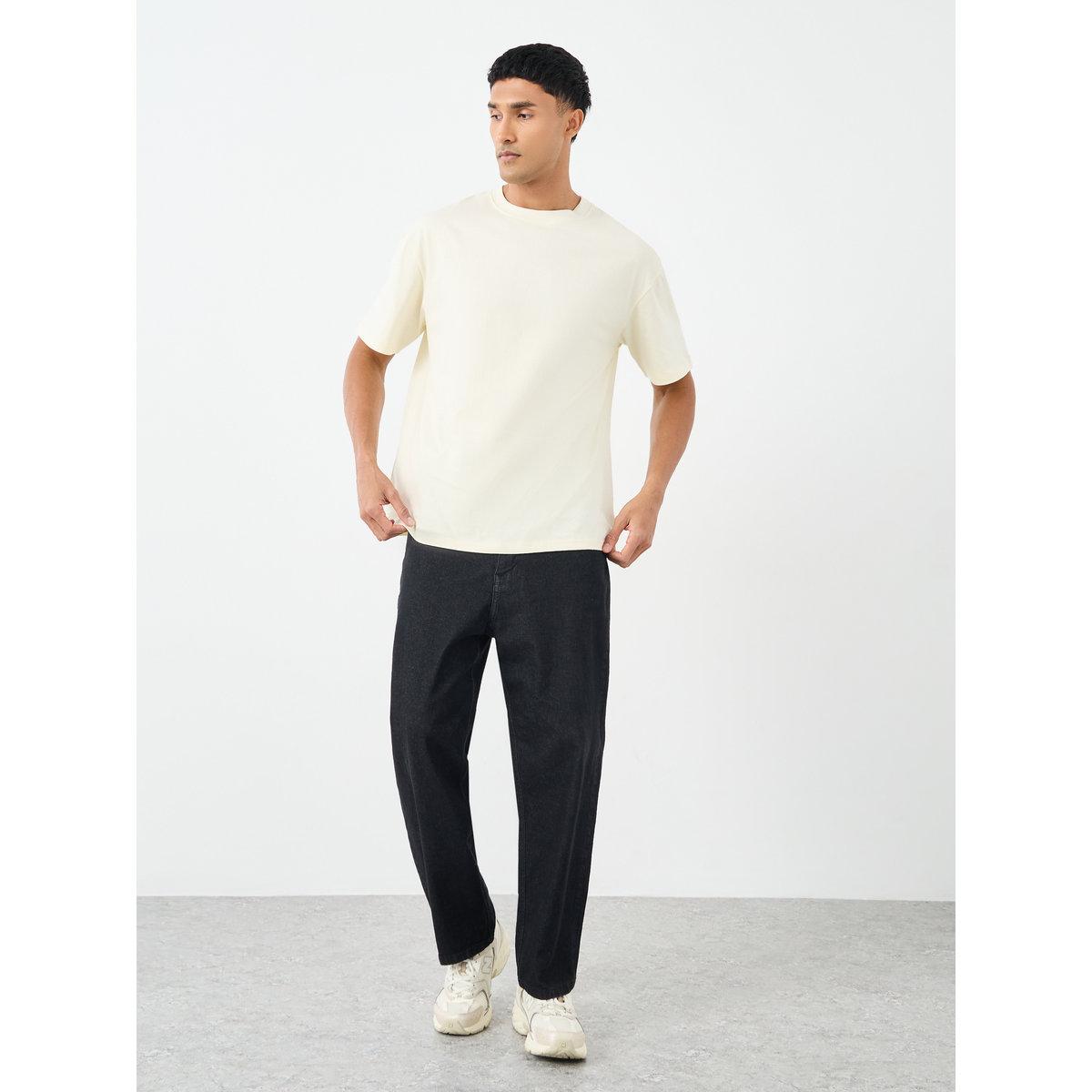 Styli Men Oversized Typographic Print T-Shirt-men-clothing-tshirtsandpolos-tshirts-image-2