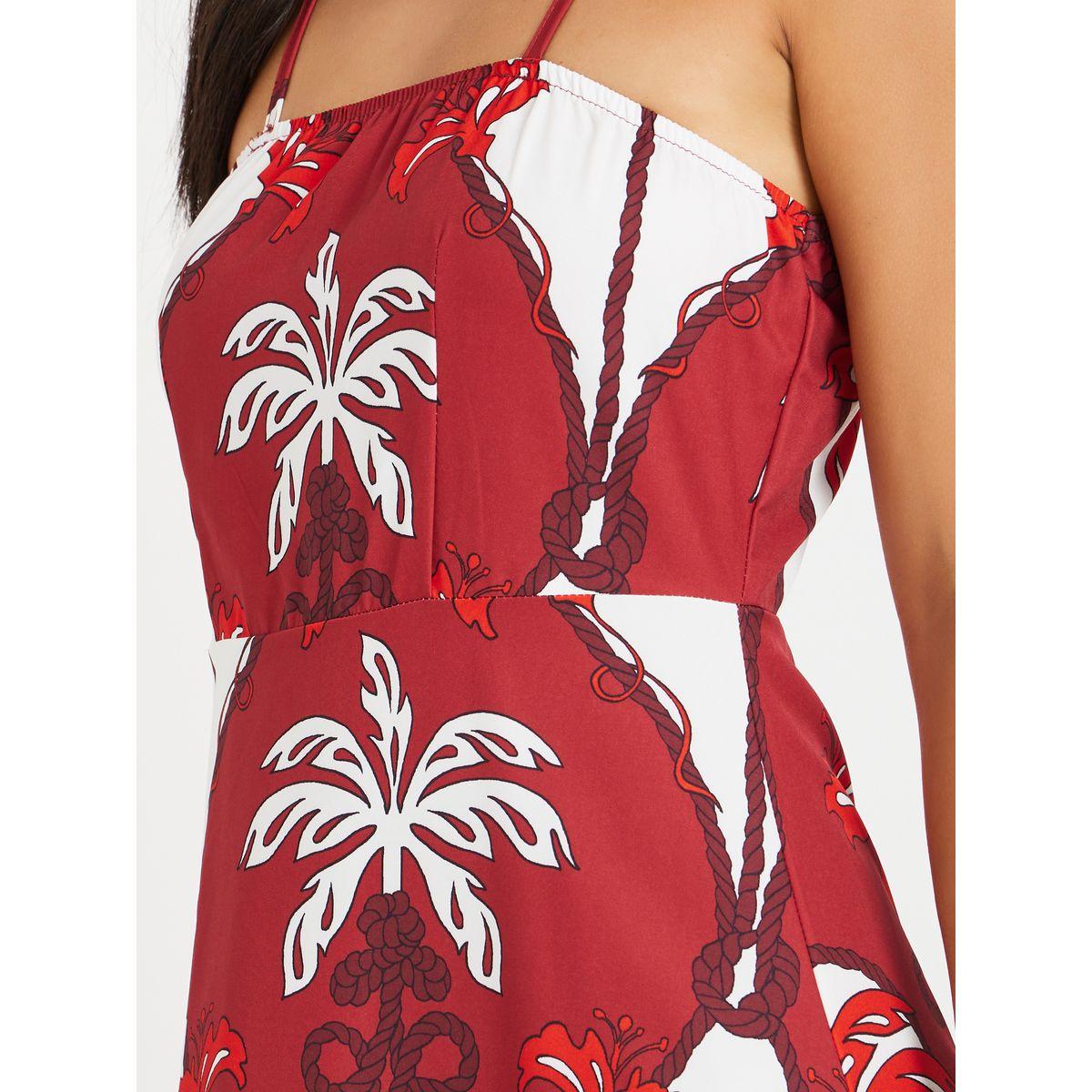 Styli Coconut Tree Print Strappy A-Line Maxi Dress-women-clothing-dresses-image-4