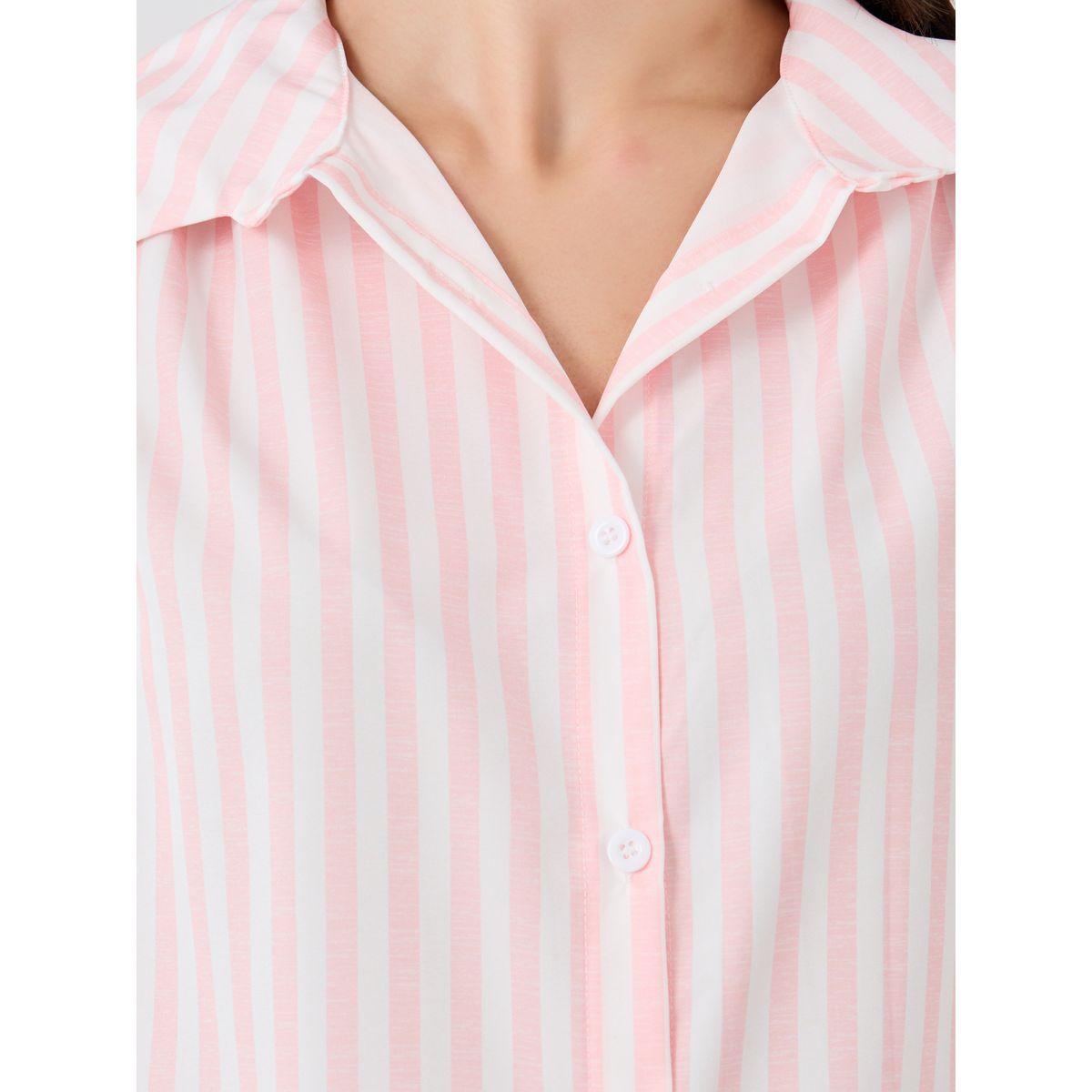 Styli Striped Sleeveless Spread Collar Shirt-women-clothing-shirtsandblouses-shirts-image-4