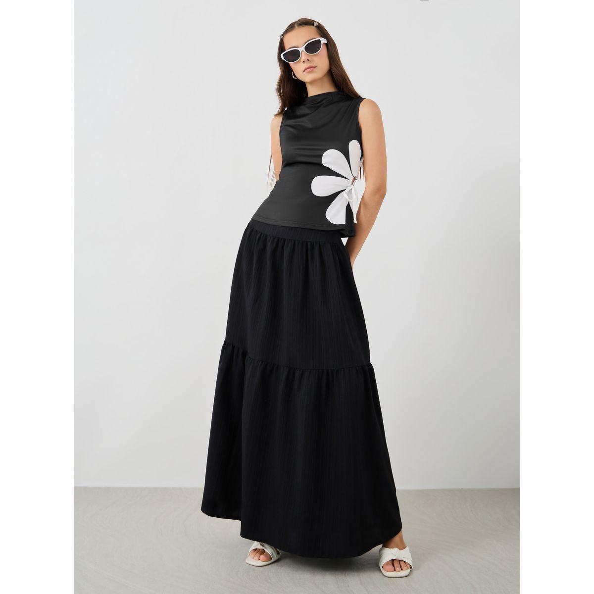 بلوزة بلا أكمام بطبعة زهور وتفاصيل مزمومة-women-clothing-shirtsandblouses-blouses-image-2