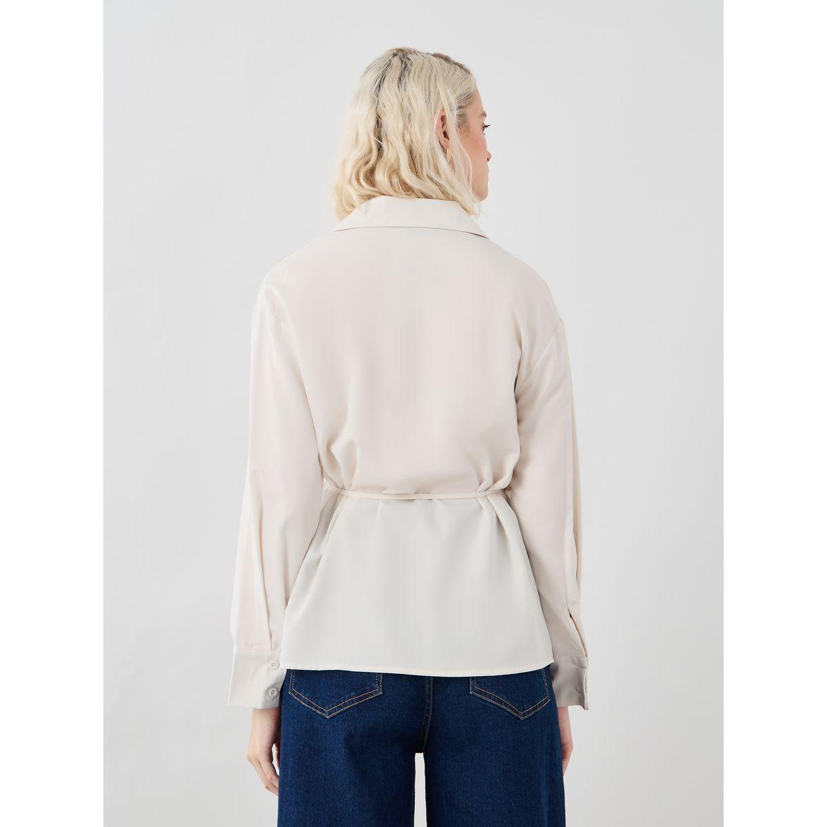 بلوزة سادة نوتش ليبل بأربطة-women-clothing-shirtsandblouses-blouses-image-5