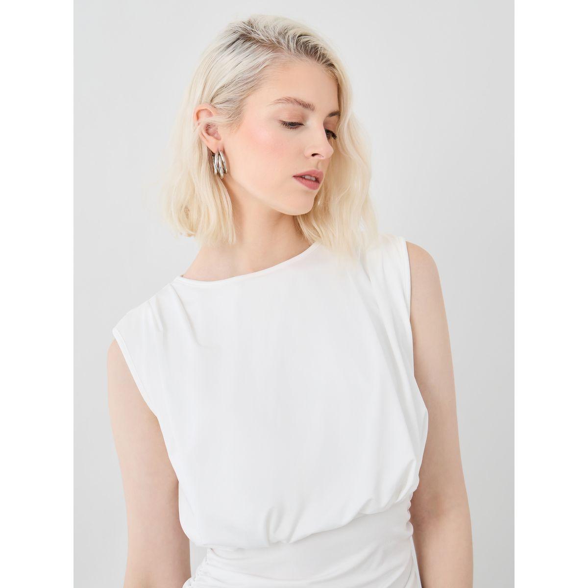 بلوزة سادة بلا أكمام مع ياقة دائرية-women-clothing-shirtsandblouses-blouses-image-3