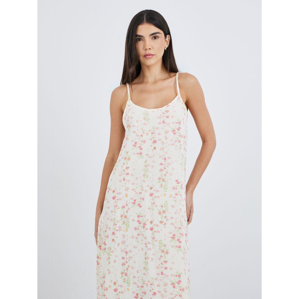 قميص نوم بطبعة زهور-women-clothing-nightwear-nighties-image-2