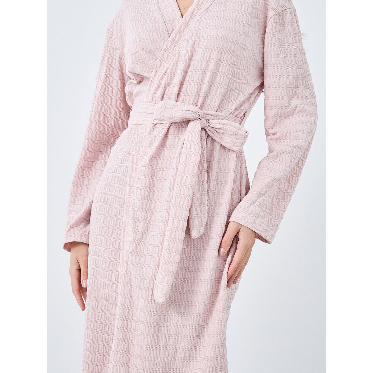 Styli Textured Jersey Broad Edge Robe-women-clothing-nightwear-nighties-image-3