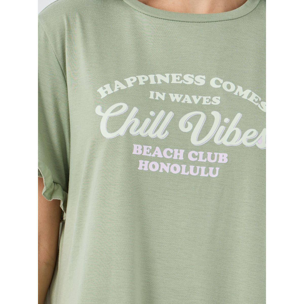 Styli Chill Vibes Ruffle Sleeve Hem Sleep T-Shirt Dress-women-clothing-nightwear-nighties-image-3