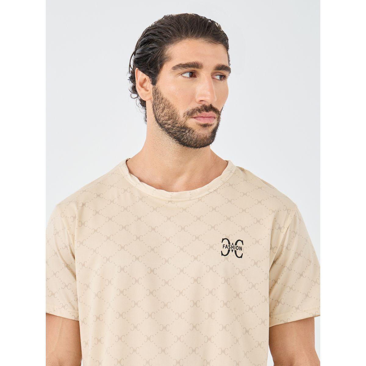 طقم من شورت بيجاما وتيشيرت مطبع-men-clothing-nightwear-sets-image-3
